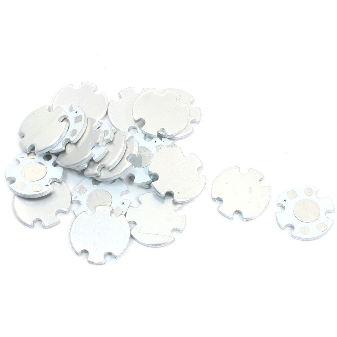 20PCS 14mm Dia Circle Aluminum PCB Circuit Board for 1W/3W 1LED Light