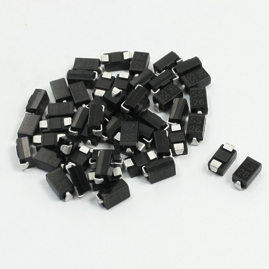 Electric Components DO-214AC 60V 2A Schottky Diode SS26 50pcs