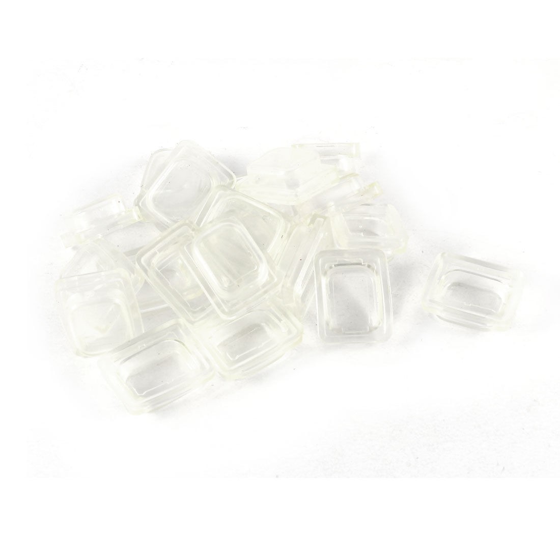 20 Pcs Clear Silicone IP65 Waterproof KCD1 Rocker Switch Protect Cover Caps