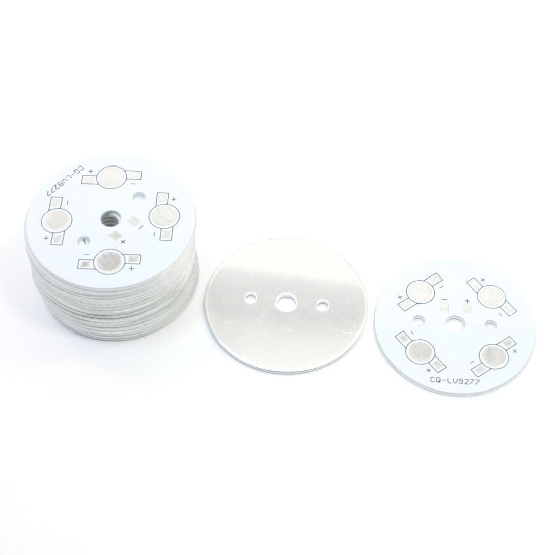 1W/3W High Power 4LEDs Bulb DIY Aluminum PCB Circuit Board 4.5cm Dia 20pcs