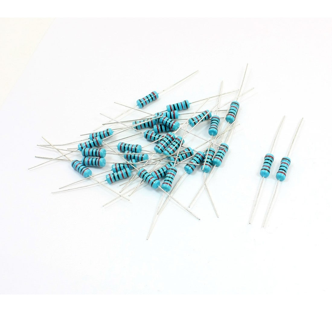 Electronic Component Axial Metal Film Resistor 20K Ohm 1W 1 30 Pcs