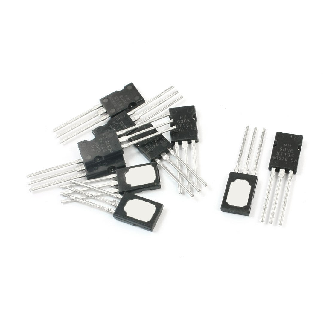 10Pcs BT134-600E 600V 4A 3-Pin Silicon Bidirectional Triac Thyristors