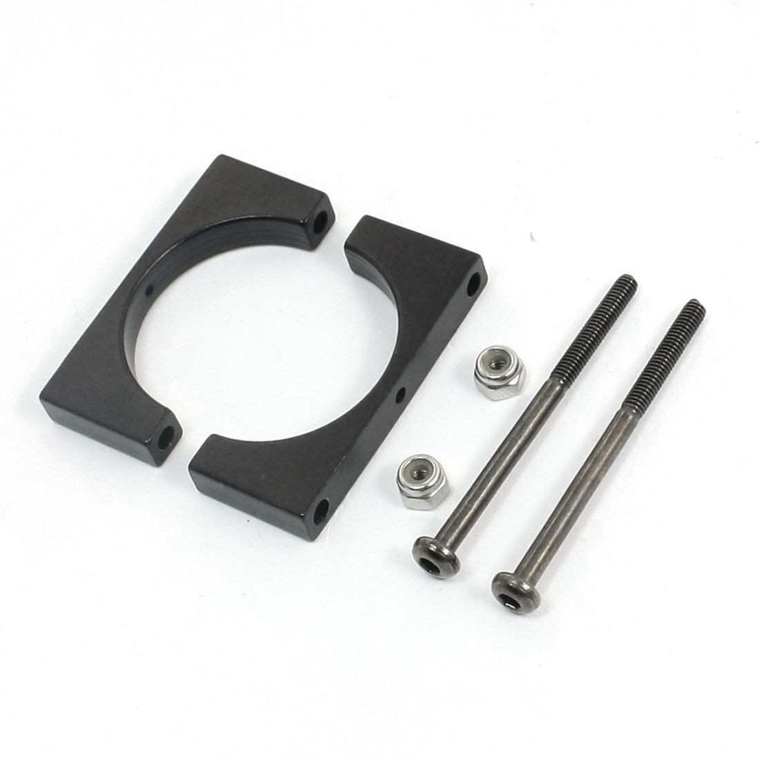 Carbon Fiber Tube 25mm Aluminum Clamp Black for DIY Quadcopter Hexacopter