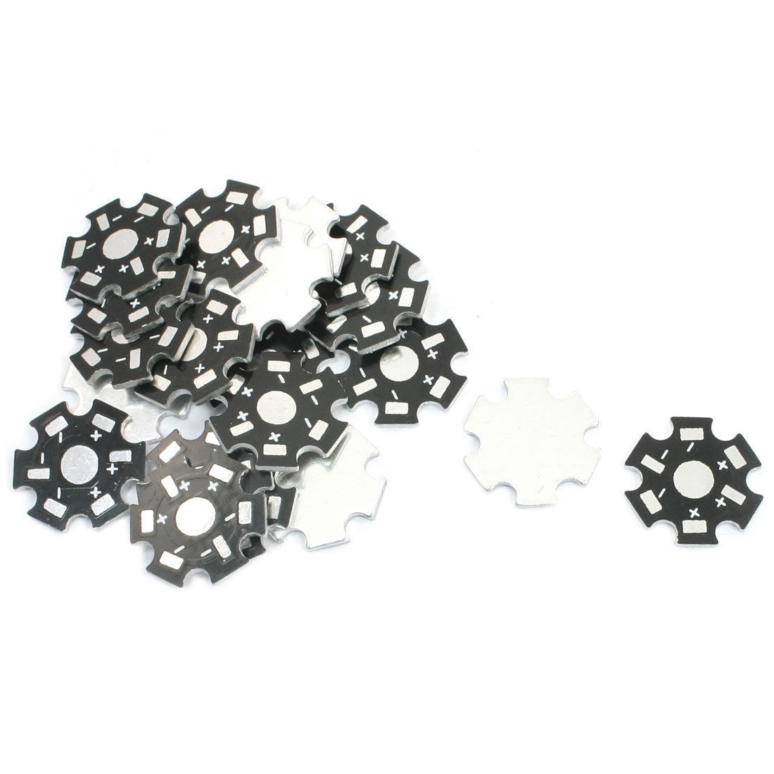 20PCS 20mm Star Shaped Aluminum PCB Circuit Board for 1 x 1W/3W LED in Series