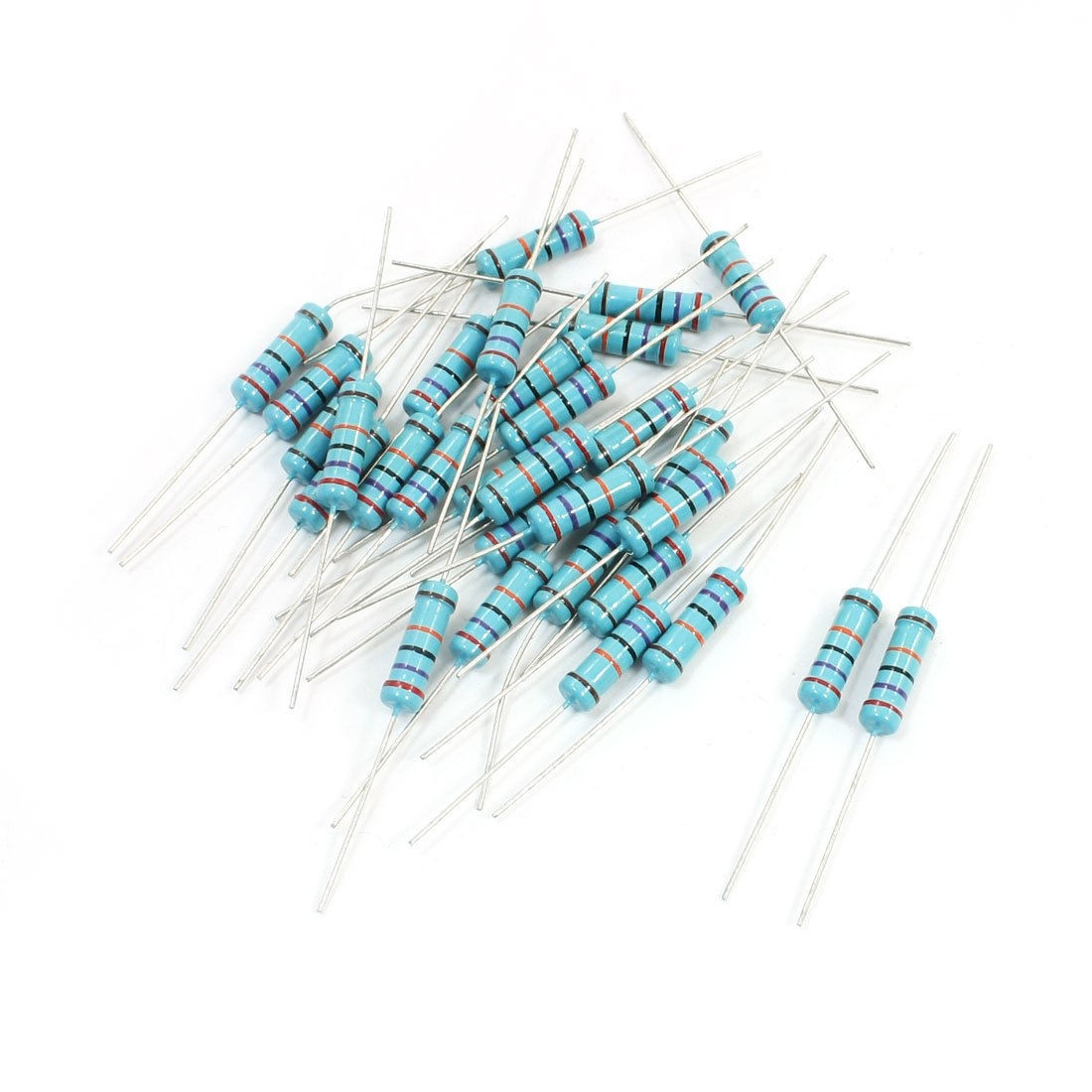25Pcs 2W 270k Ohm 1% Axial Lead Through Hole Metal Film Resistors