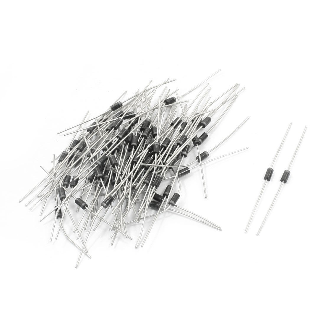 FR104 400V 1A Through Hole Super Fast Recovery Diodes 2.5mm x 5mm 100Pcs