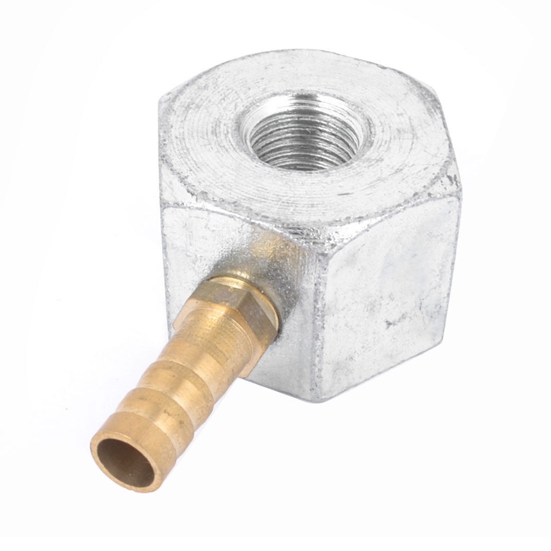 11.5mm Female Thread Single Output Coolant Magnetic Base Silver Tone