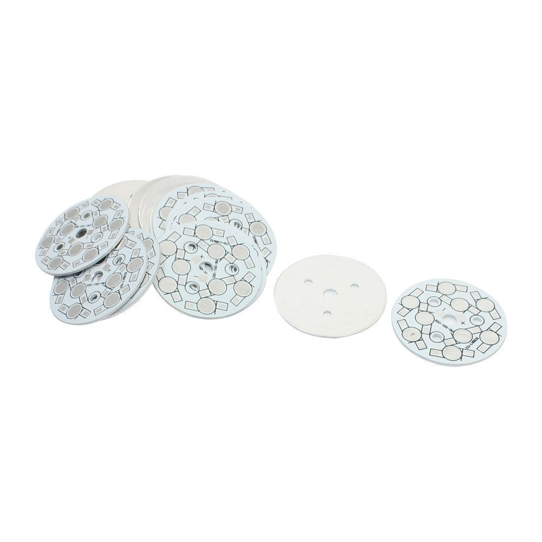 20 Pcs 49mm Round Aluminum PCB Circuit Board for 9 x 1W/3W High Power LED