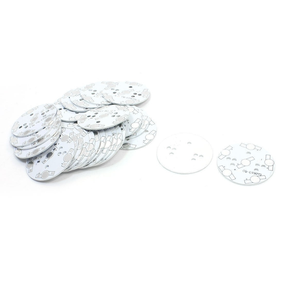 30pcs 49mm Dia Circle Aluminum PCB Circuit Board for 6 x 1W/3W LED in Series