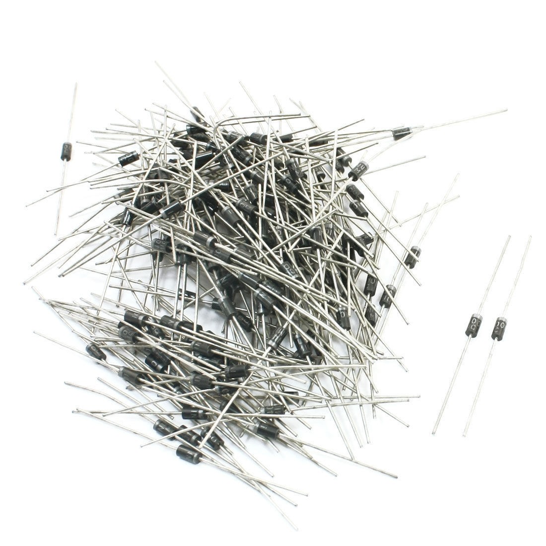 200 Pcs 2.5mm x 5mm Axial Lead Soldering Rectifier Diodes 50V 1A IN4001