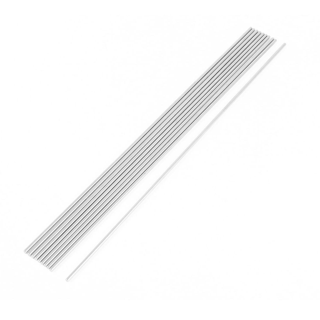 10 Pcs Car Model Toy DIY Stainless Steel Rod Axles Rod Bar 2mm x 200mm