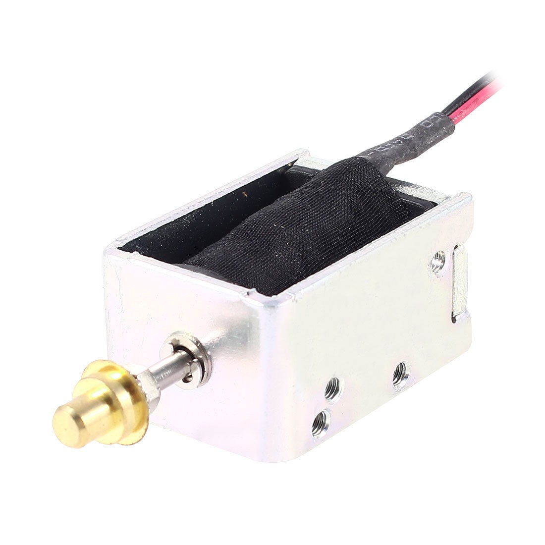 24V 5.23W 2 Pin Pull Type Magnet Electromagnet Solenoid 1mm 900g 6mm 150g