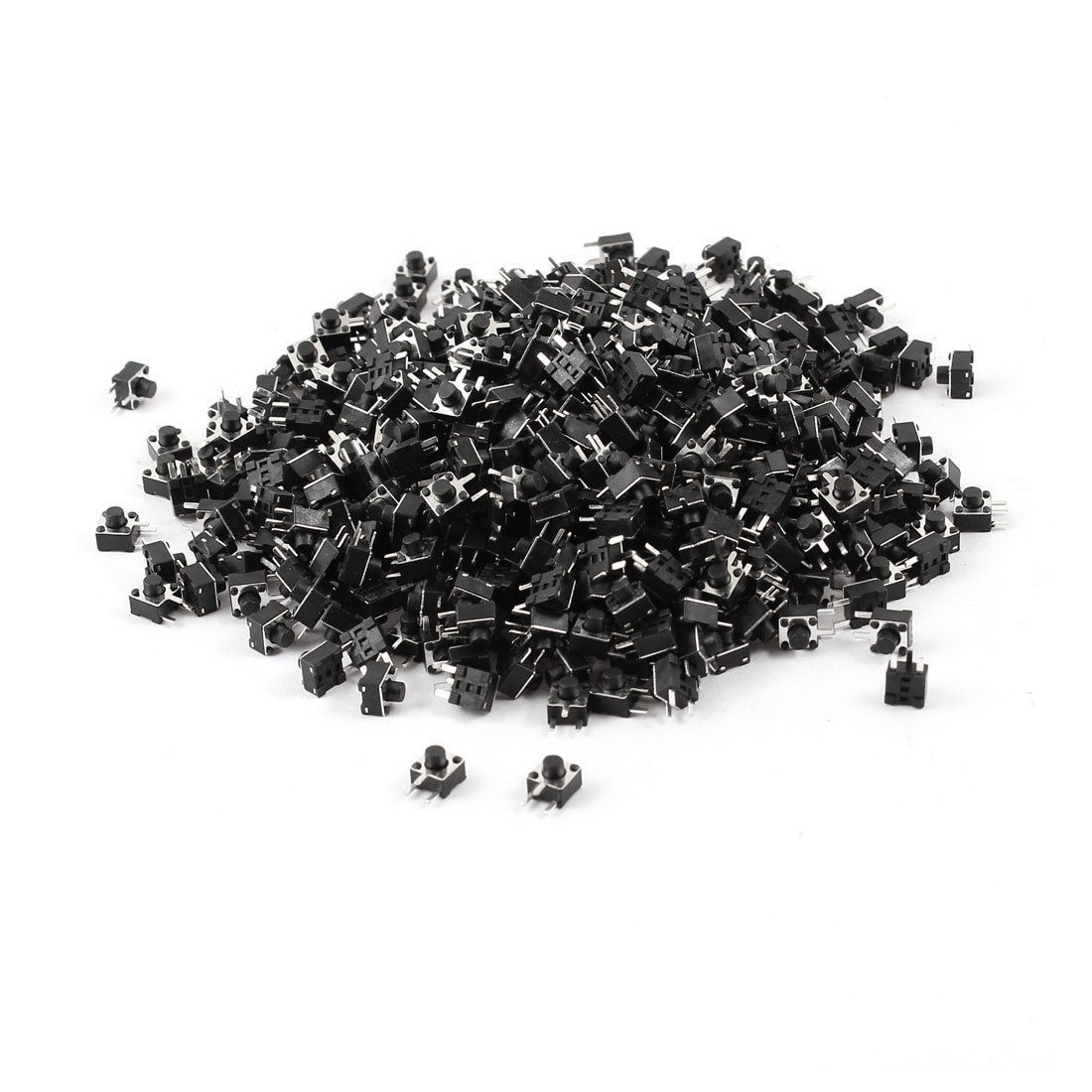 500 Pcs PCB Mounted Momentary 3-pin Tact Pushbutton Switch 4.5mmx4.5mmx4.<wbr/>5mm