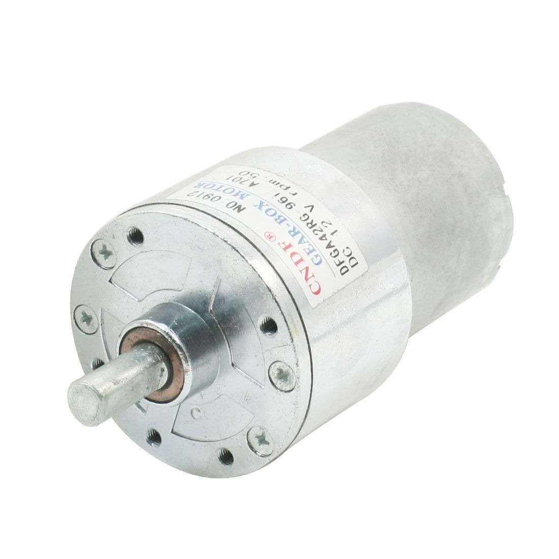 DFGA42RG DC12V 50RPM 15x7mm Shaft Gearbox Magnetic Electric Motor