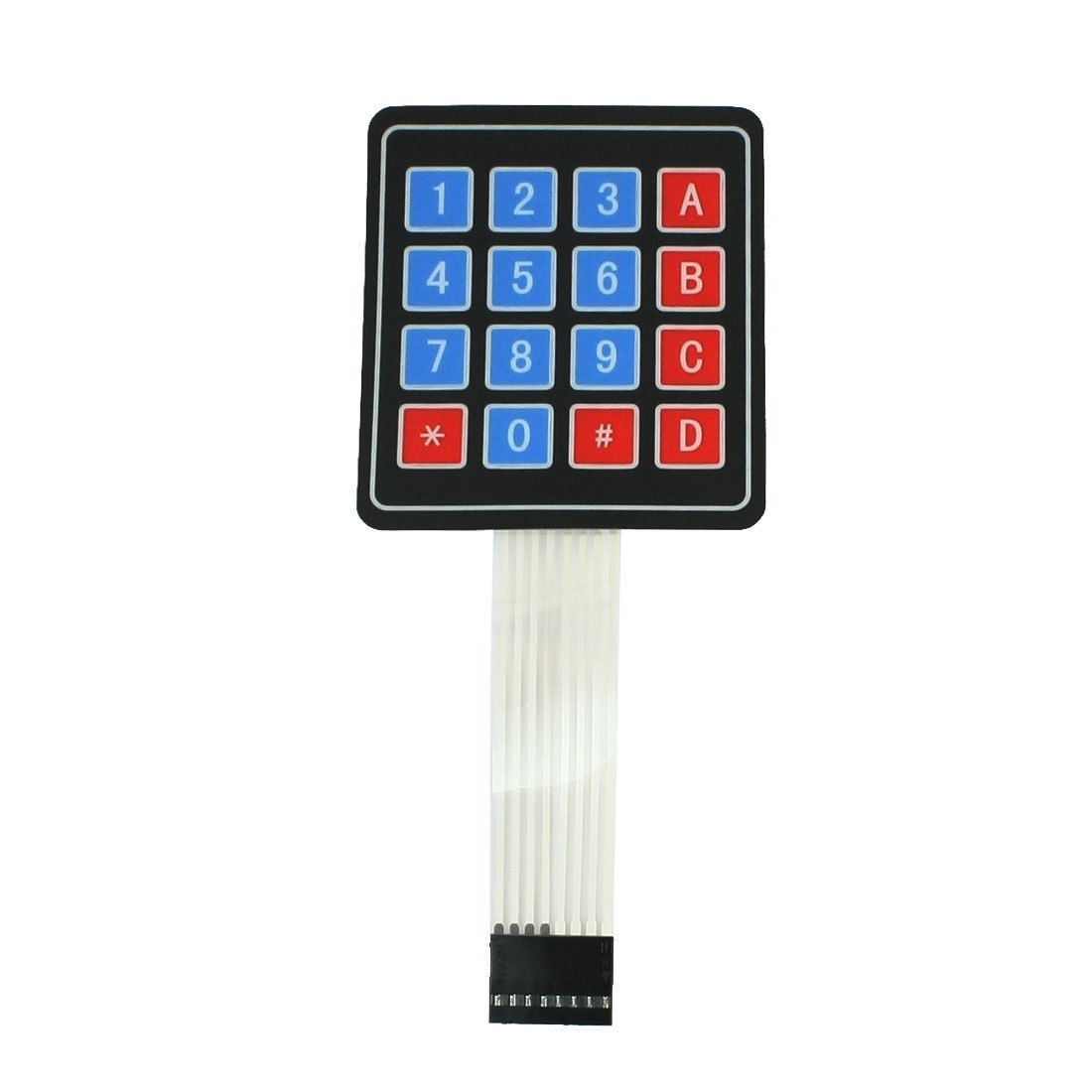 4x4 Matrix 16 Key Membrane Switch Keypad Keyboard Super Slim DC 35V