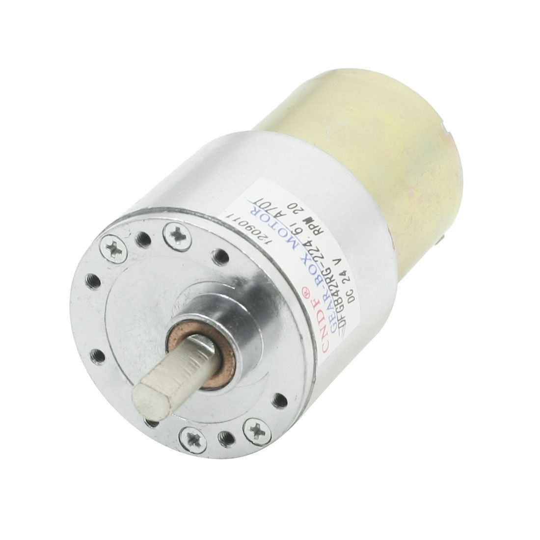 DFGB42RG DC 24V 20RPM 15x7mm Shaft Magnetic Gear Box Electric Motor