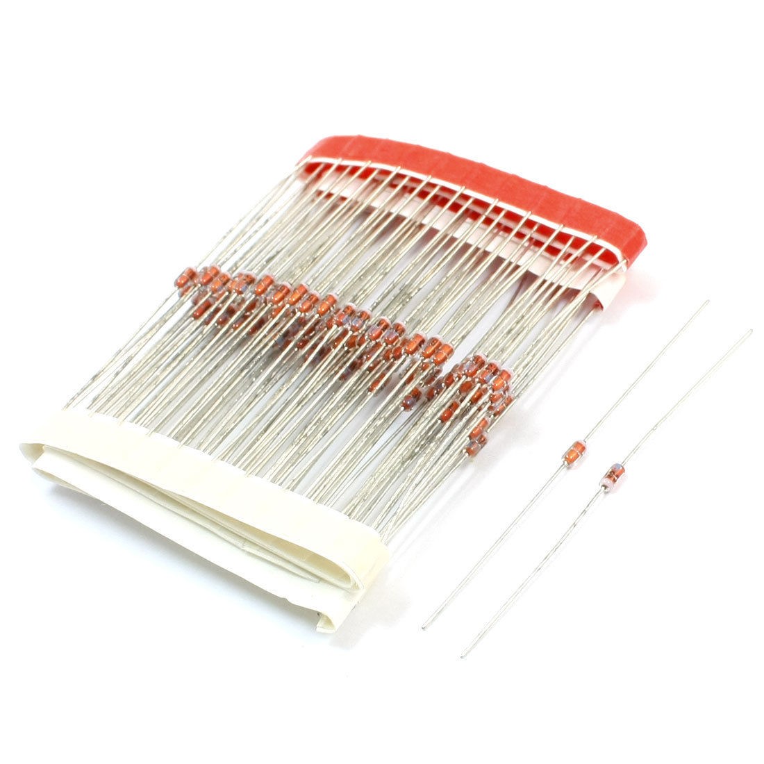 100Pcs Axial Lead DIP Zener Diodes Voltage Regulator 3.9V 1/2W