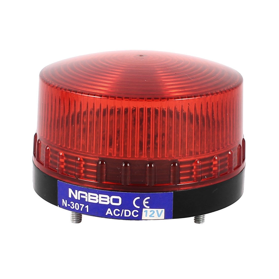 Industrial DC 12V Red LED Blinking Warning Light Bulb Signal Tower Lamp N-3071