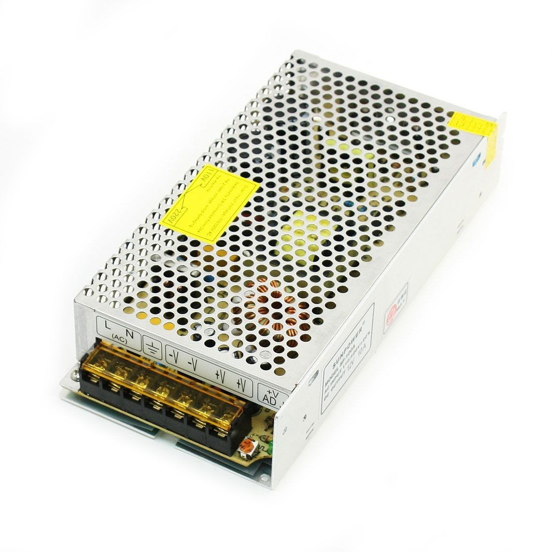 110/220VAC to DC 12V 10A 120W Illuminated Power Converter for LED Strip Light