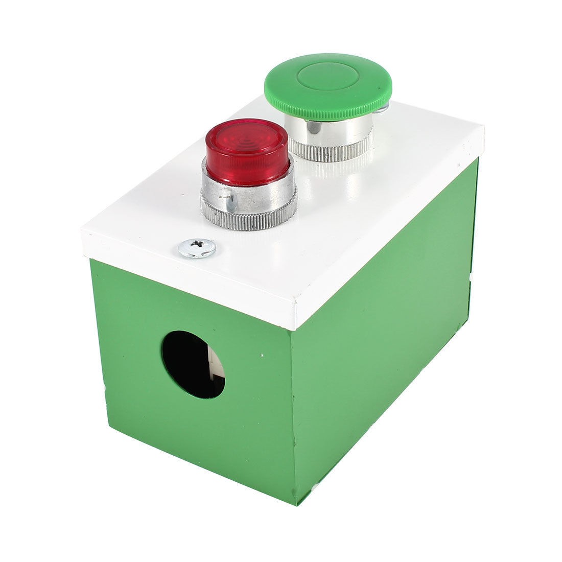 Red Self Locking Switch Push Button + Momentary Mushroom Push Button Station