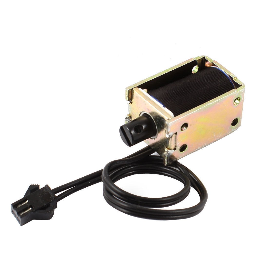 DC 24V Push Type 3mm 150g Stroke Open Frame Solenoid Electromagnet Actuator