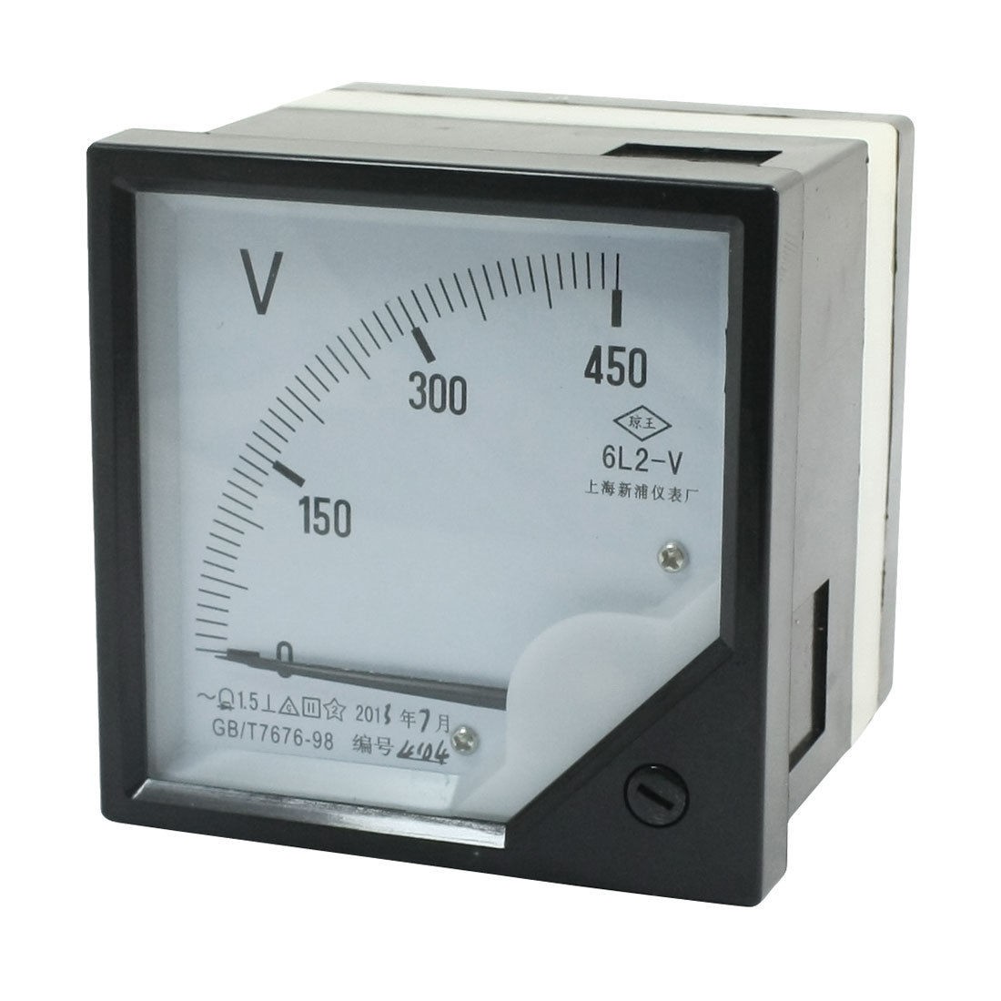 6L2-V AC 0 - 450V Class 1.5 Accuracy Vertical Mount Volt Meter Analog Voltmeter