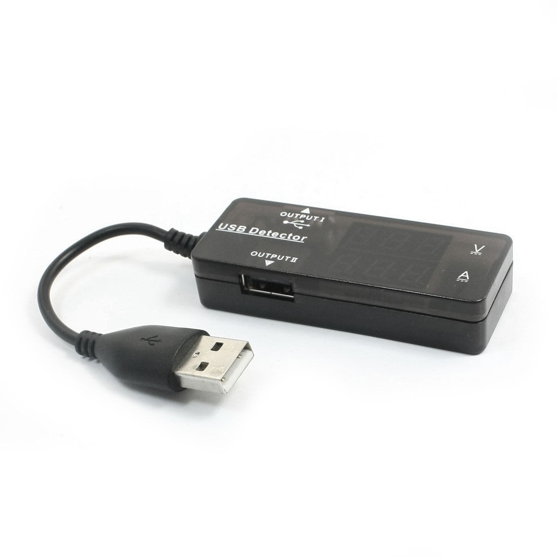 YB27VA DC 3.2-10V 3A Red LED Dual Display Ammeter Voltmeter Tester for Phone