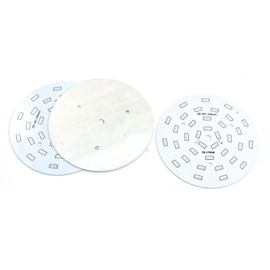 3Pcs 100mm Circle Aluminum PCB Circuit Board for 36 x 1/2W 5730 SMD LED