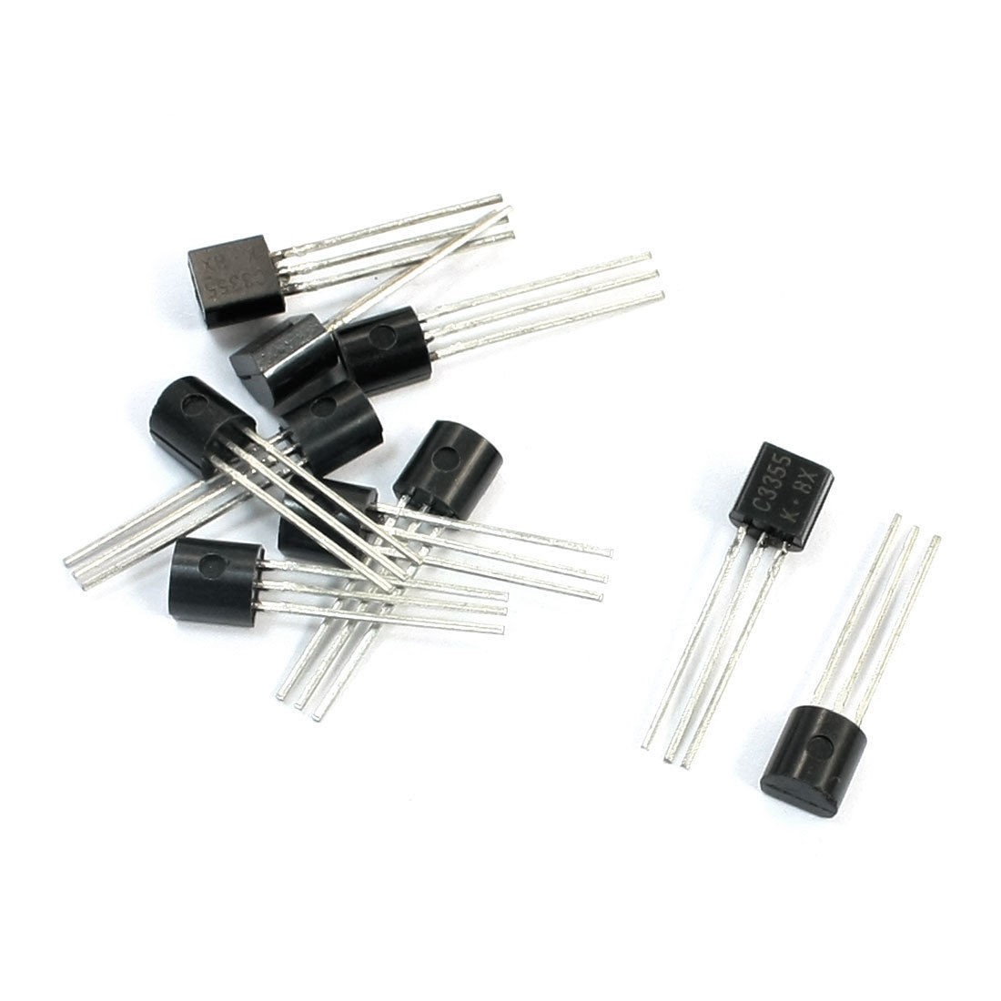 10pcs General Propose C3355 20V 0.1A TO-92 Package PNP Transistor
