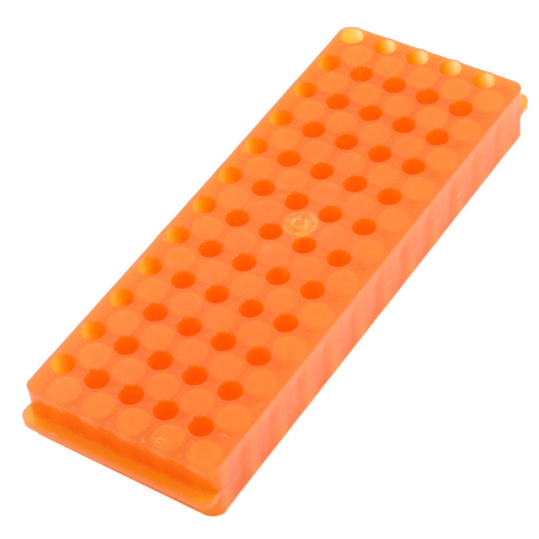 Double Sided Orange Polypropylene 60 Position Centrifuge Tube Pipette Vial Stand