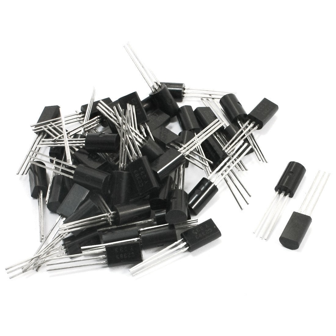50Pcs PCB Board C2383 160V 0.1mA Through Hole TO-92L NPN Transistors