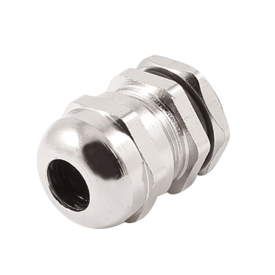 Silver Tone Water Proof PG9 4-8mm Jiont Cable Gland Connector