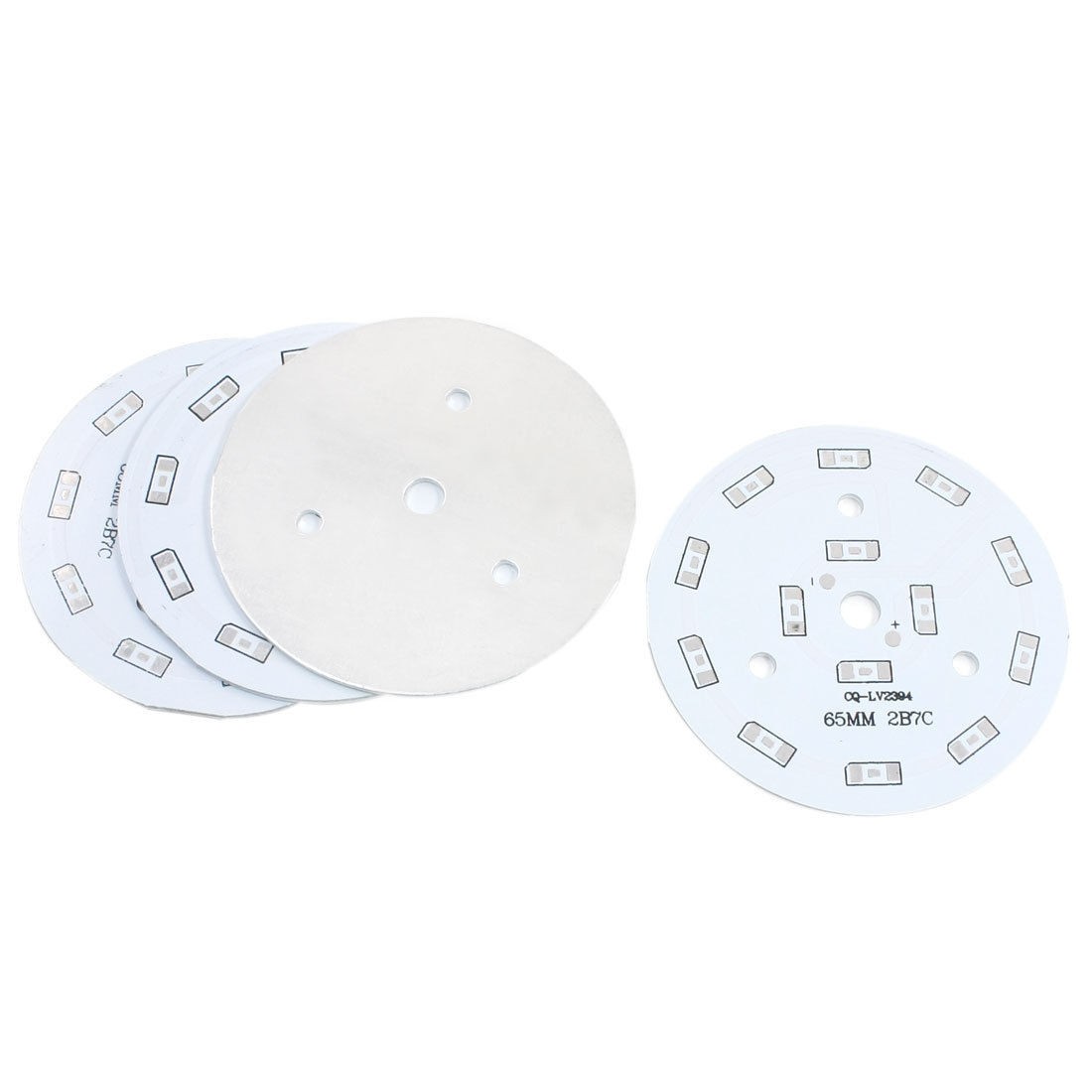 3Pcs 65mm Circle Aluminum PCB Circuit Board for 14 x 1/2W 5730 SMD LED in Series
