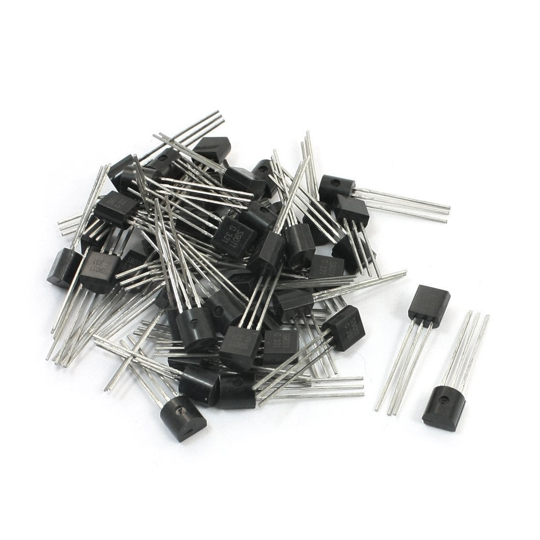 50PCS Electric Component S9011 35V 50mA 3Pin TO-92 PNP Transistor