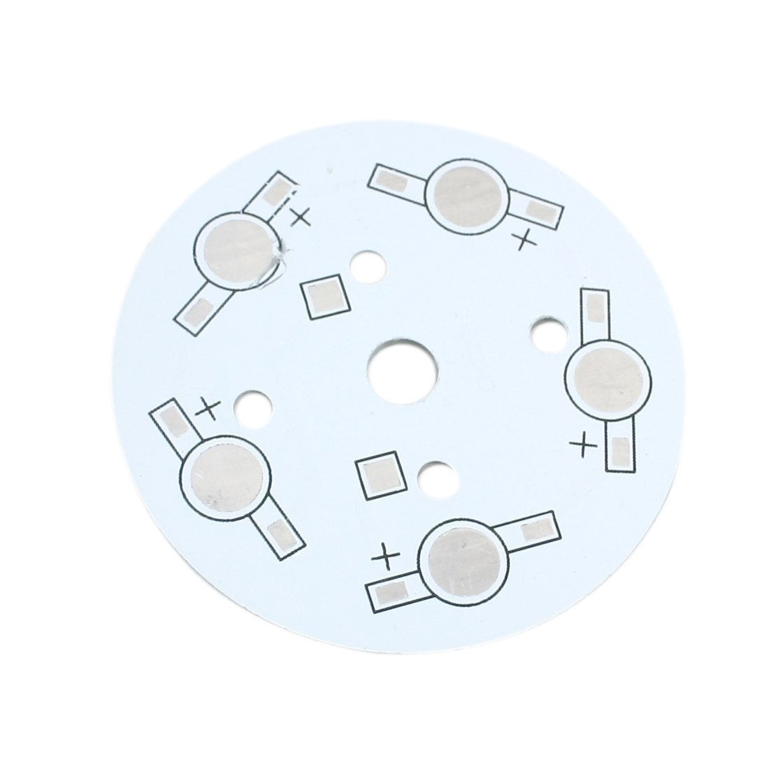 LED Aluminum Base Plate 49mm PCB Circuit Board for 5 x 1W/3W/5W LEDs