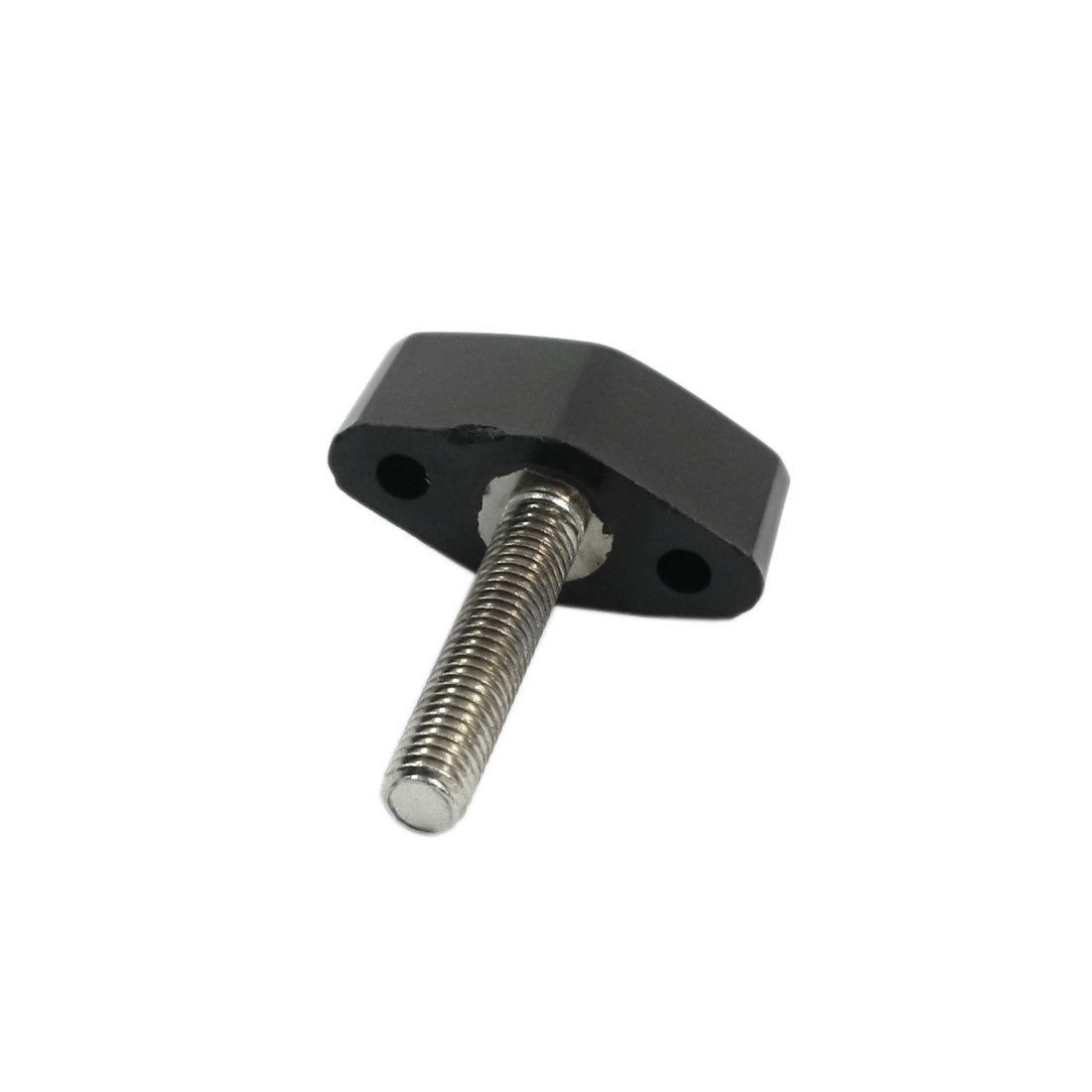6mm x 30mm x 45mm Screw on Type Black T Shaped Handle Knob