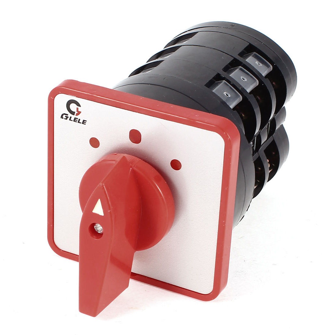 500V 16A 2 Pole 3 Positions Rotary Cam Universal Changeover Switch LW5-16/3