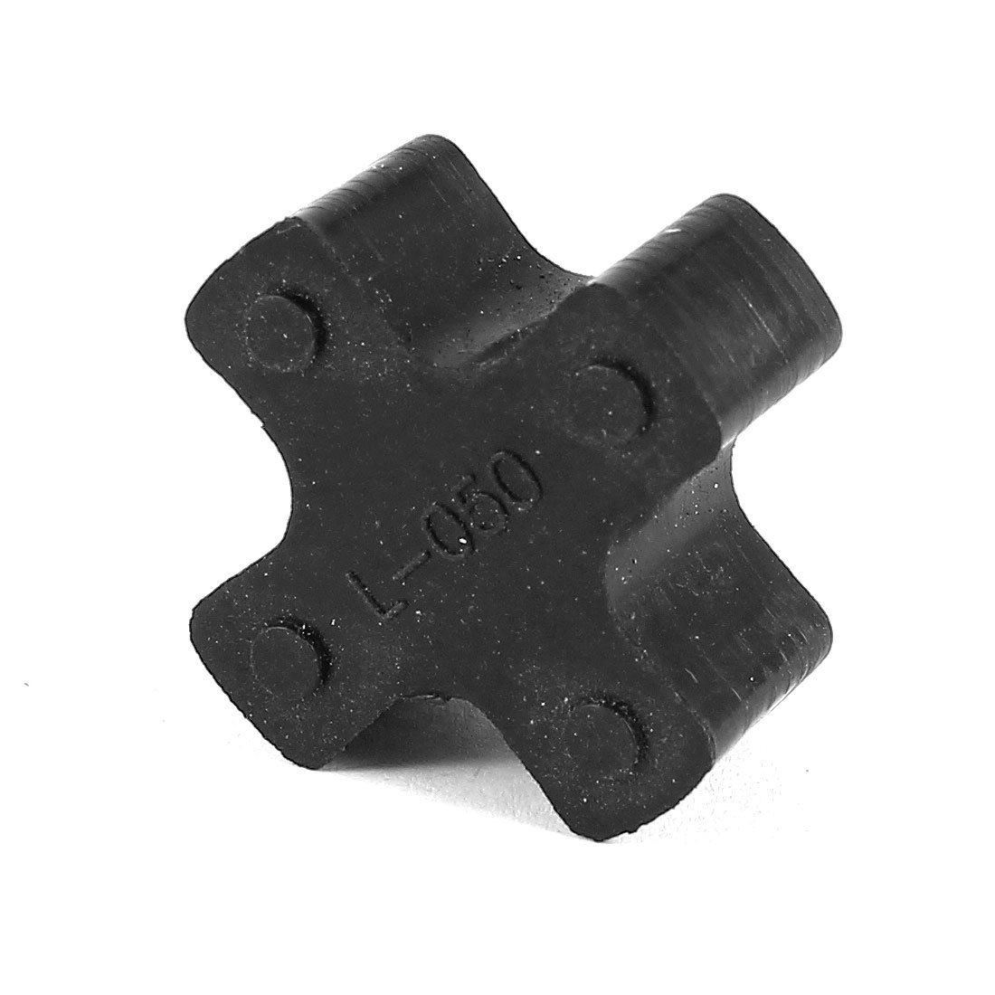 Black 26mm Diameter 4 Petals PU Coupling Shaft Center Spider Coupler Damper