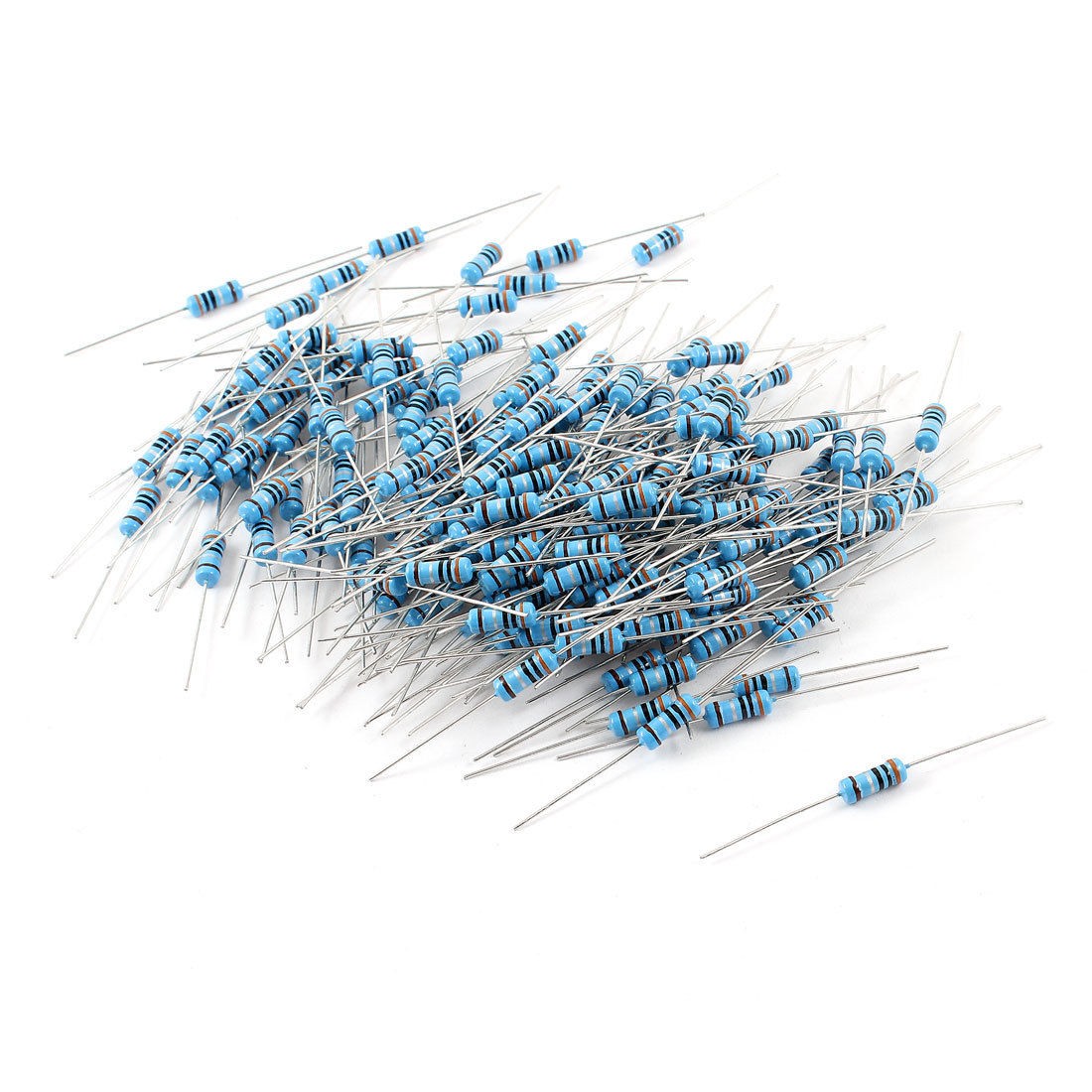 200Pcs 1W 1% Tolerance 3 Ohm Axial Lead Flameproof Metal Film Resistor