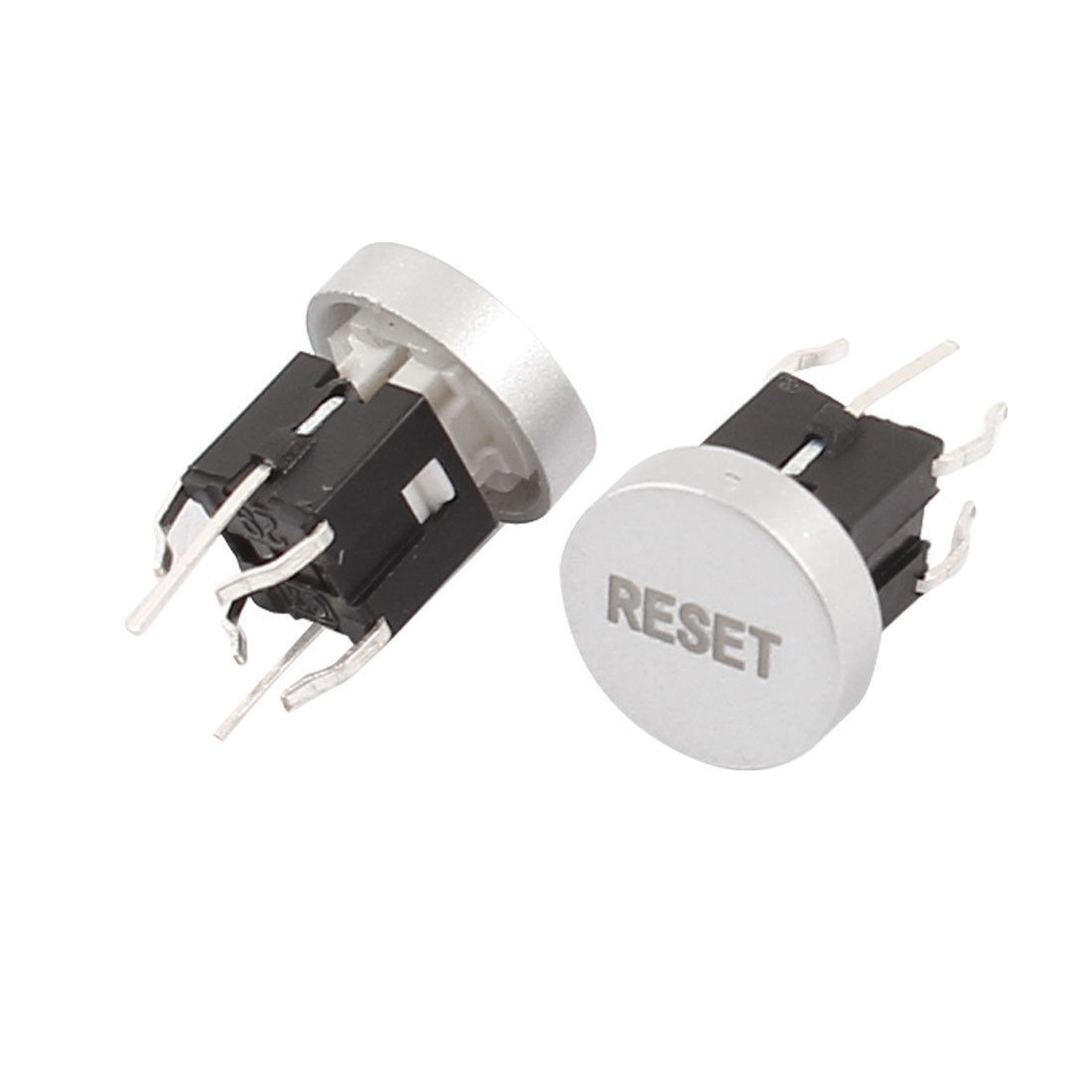 2pcs Blue LED Light Reset Control Momentary Tactile Push Button Switch 10 x 9mm