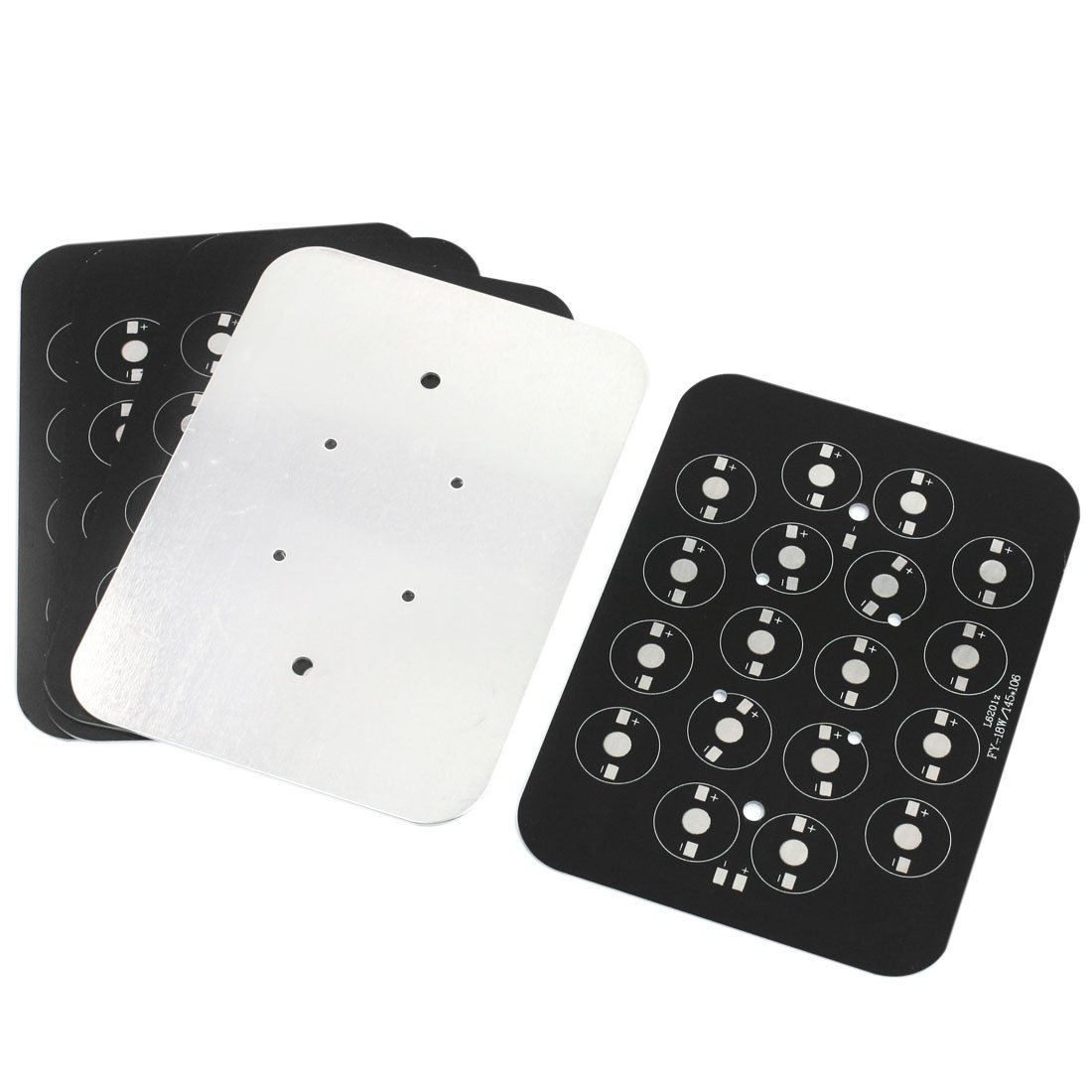 5Pcs 18 x 1W 3W 5W High Power LED Aluminum Base Plate 145mm x 106mm