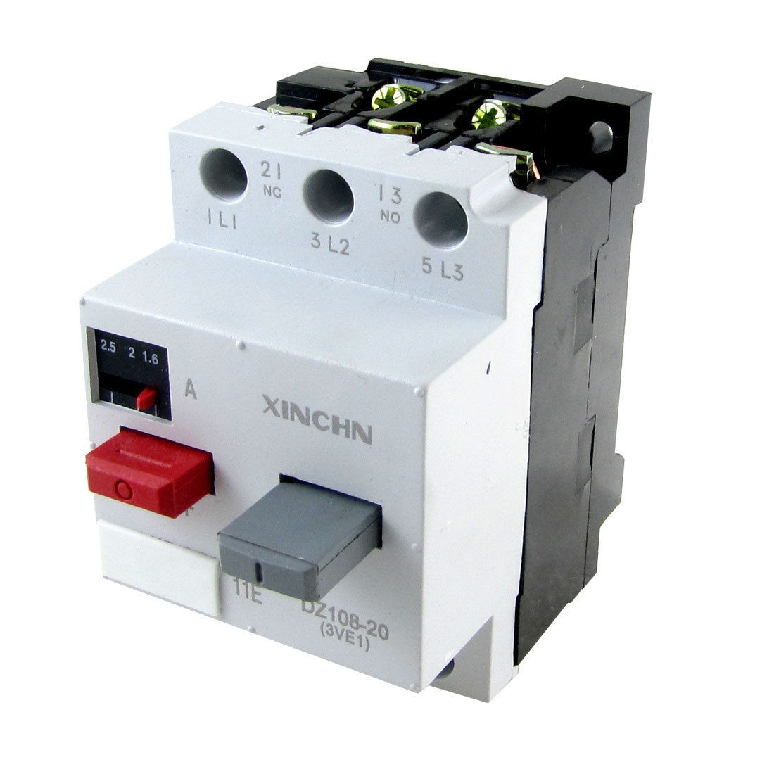 DZ108-20 3VE1 1.6-2.5A 3 Pole Moulded Case Circuit Breaker Zstce