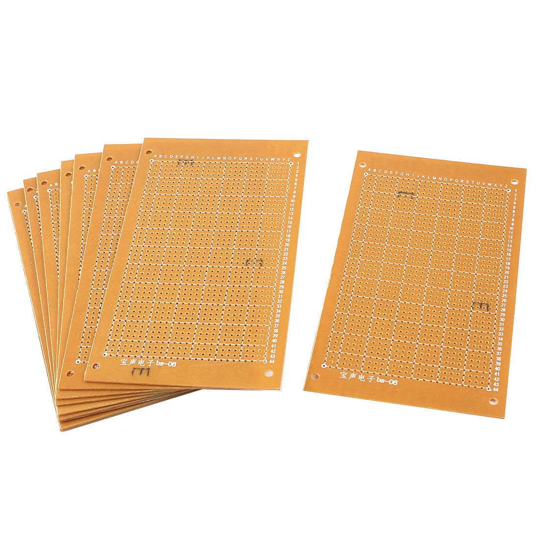 10 Pcs Prototyping Experiment Tester Matrix PCB Circuit Plate Board 7.5cmx13.5cm