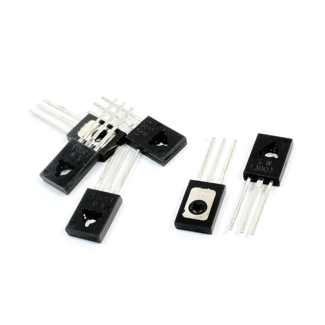 6Pcs 13003 TO-126 NPN General Purpose Bipolar Power Transistor 500V 0.3A