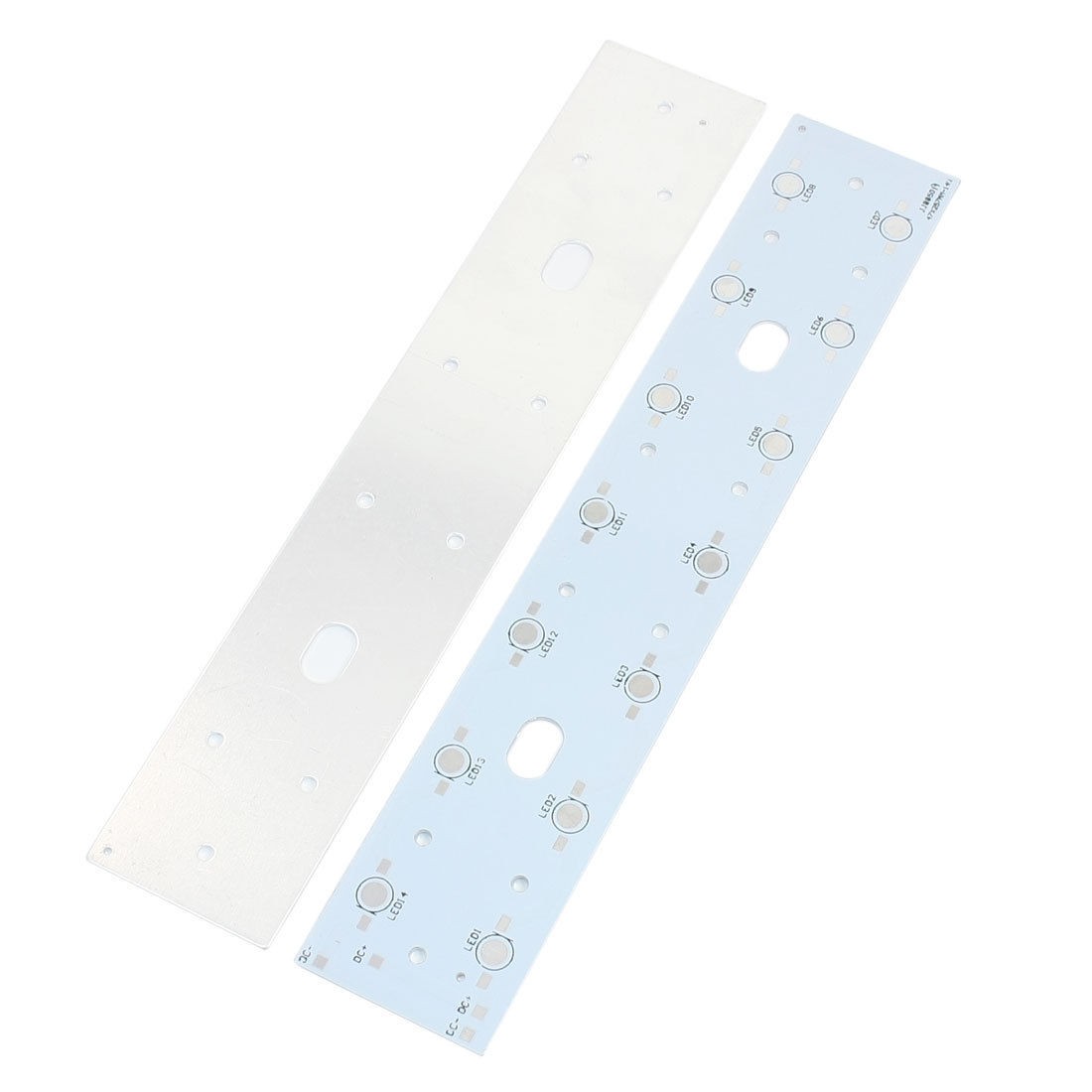 25.7cmx4.7cm 14 x 1W/3W/5W Power LED Aluminum PCB Circuit Board Strip 2pcs