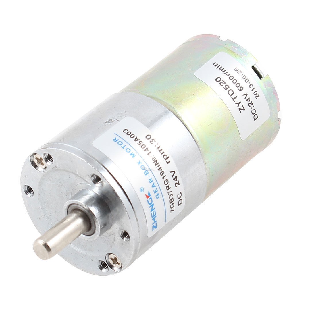 DC 24V 30RPM Speed Output Gearbox Gear Motor for DIY Toys