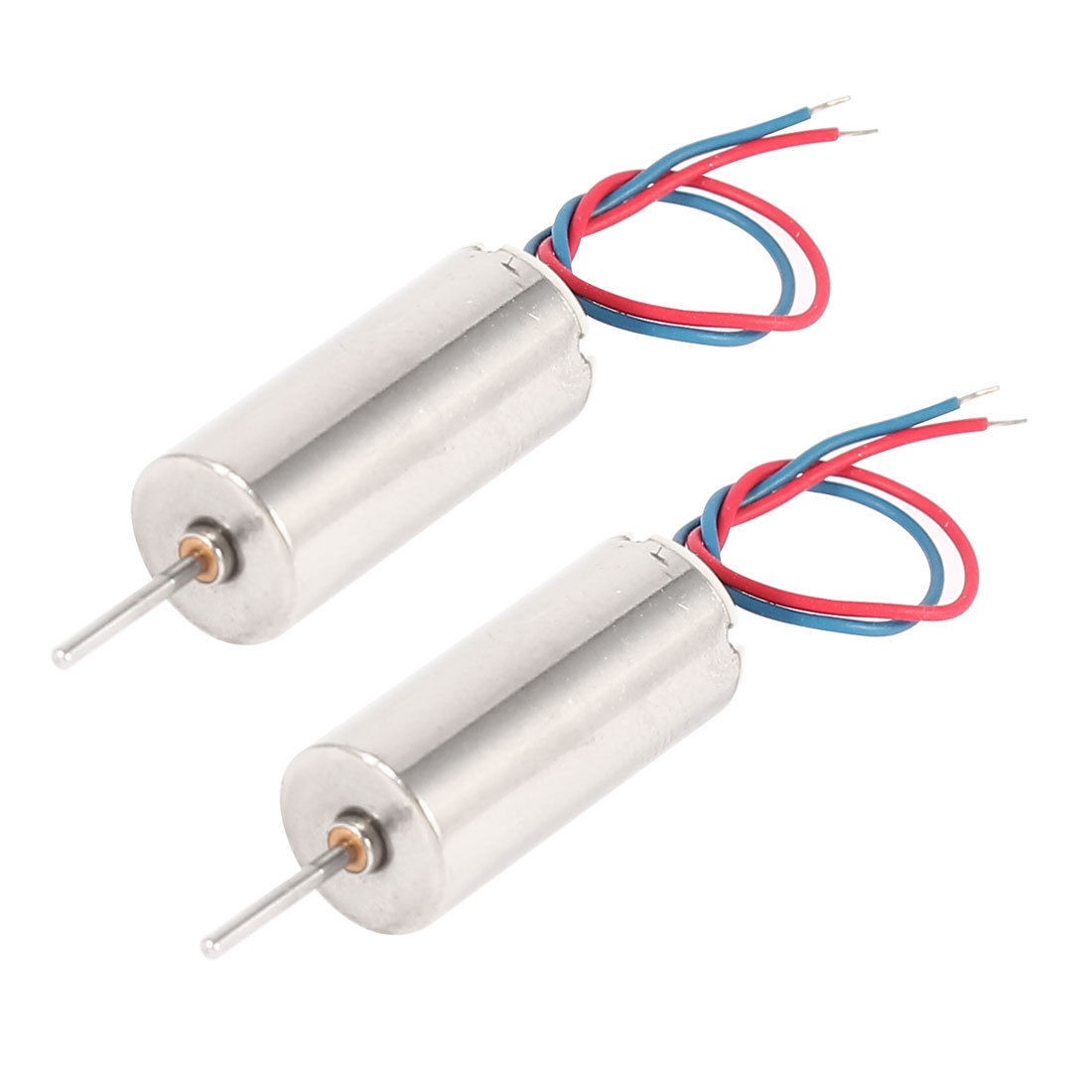 2 Pcs 50000RPM DC 3.7V 0.08A 7x16.5mm Coreless Vibrating Motors for Toys