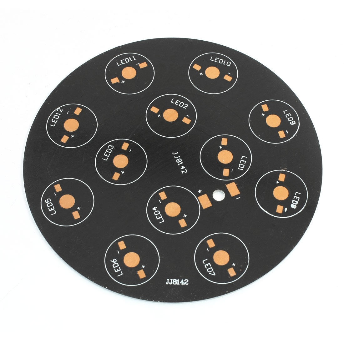 128mm Dia 12 x 1W/3W/5W LED Round Aluminum PCB Circuit Board Base Plate