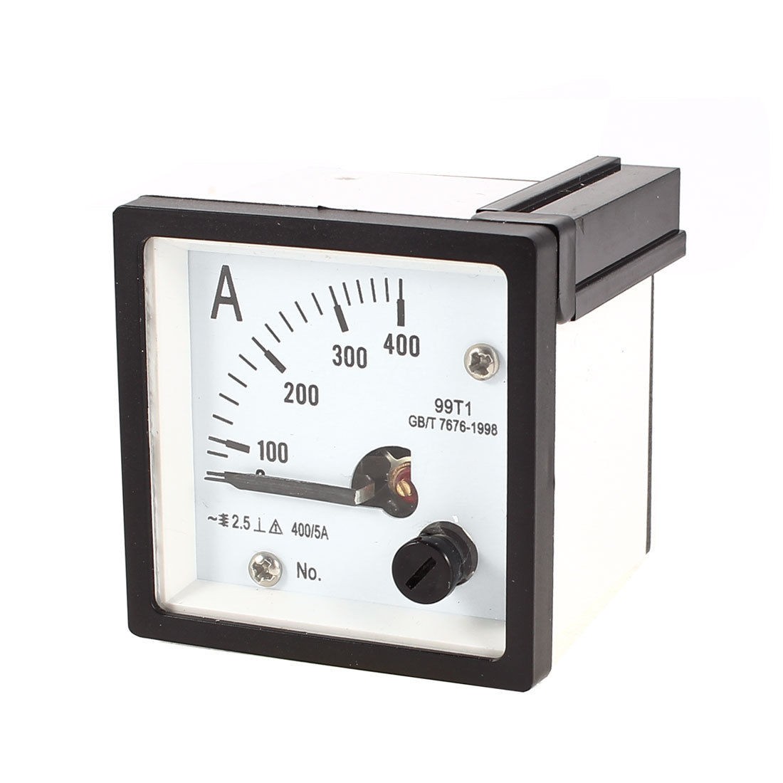 AC 0-400A Measuring Range Panel Mounting Ammeter Ampere Meter 99T1 48mm x 48mm
