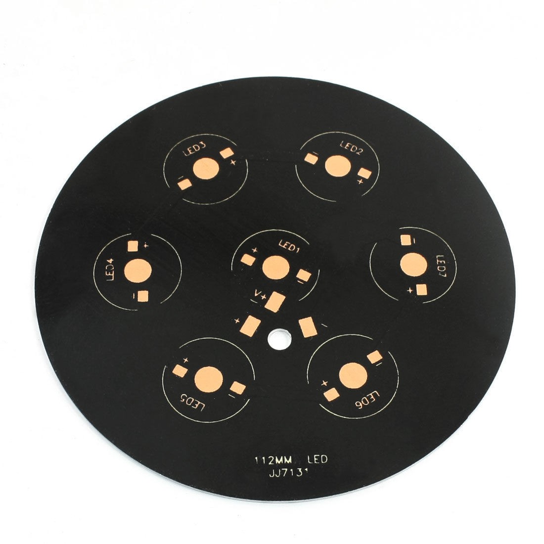 112mm Dia 7 x 1W/3W/5W LED Round Aluminum PCB Circuit Board Base Plate